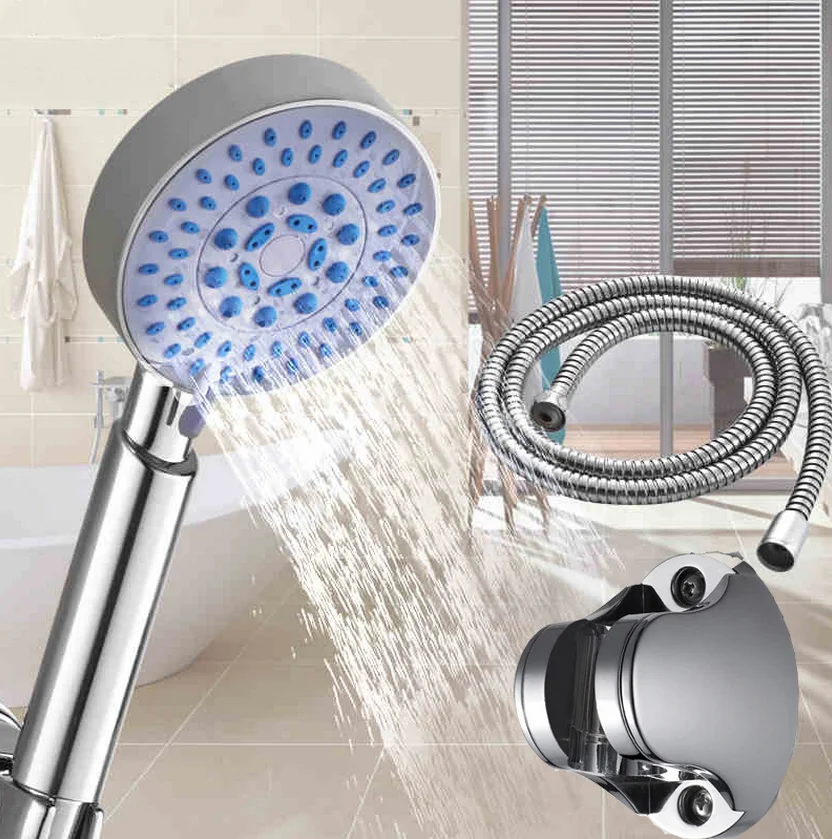 

Electric Water Heater Parts Handheld High-end Shower Set Portable Hot And Cold Multi-function Shower Bathroom Shower Head