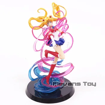 

Chouette Sailor Moon Tsukino Usagi Moon Crystal Power Make Up PVC Figure Collectible Model Toy