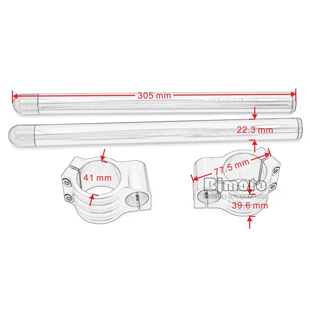 CNC руль мотоцикла зажим на вилке рукоятки зажим для Yamaha YZF R3- R25 2013- YZF-R3 ABS MT03 MT25