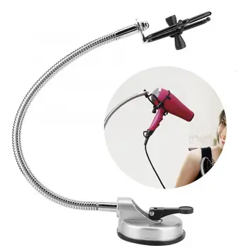 

Professional Accessories Hairdresser Suction Cup Hands Free 360 Degree Rotation Hair Dryer Bracket Storage Rack
