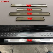 Для Toyota Corolla E150 E170 2013-2017 Нержавеющая сталь порога полосы приветствуется педали отделкой Авто Стайлинг Наклейки Интимные аксессуары