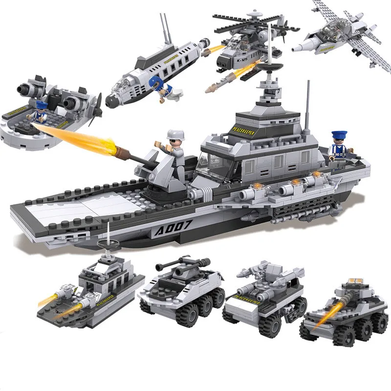 XINGBAO Bauklötze Kriegsschiff Militär Montage Modell Spielzeug Fur Kinder OVP 
