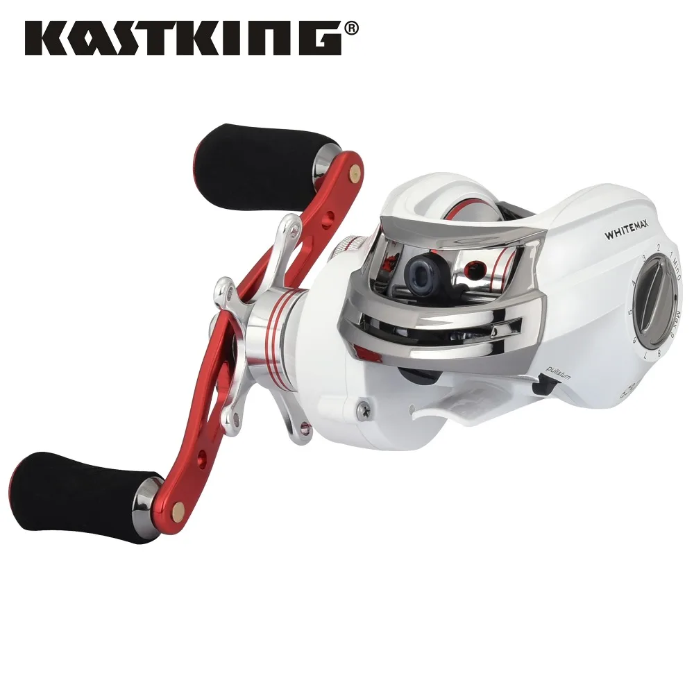 

KastKing Whitemax 8KG Drag Baitcasting Reel 12 Ball Bearings 5.3:1 Low Profile Bait Casting Fishing Reel for Freshwater Fishing