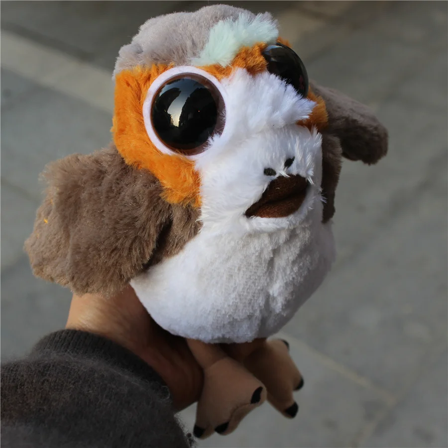 

1 piece 18cm=7inch star wars 8 Porg Bird Plush Stuffed Soft toys