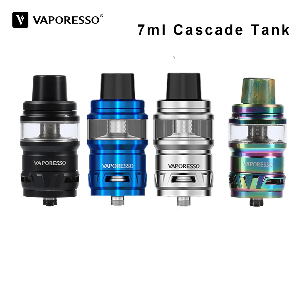 

Original Vaporesso Cascade Tank 7ml Vape RTA Atomizer For 510 Box Mod Vaporizer VS Revenger NRG Tank E cigarettes