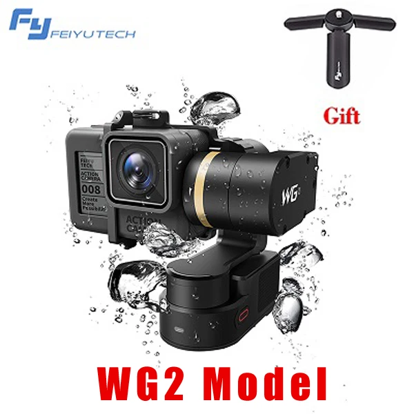 Feiyu Tech WG2X WG2 Водонепроницаемый 3 оси Gopro Gimbal переносной стабилизатор для Gopro Hero7/6/5 спортивной экшн-камеры Xiaomi Yi 4K SJCAM экшн Камера - Цвет: Option 5