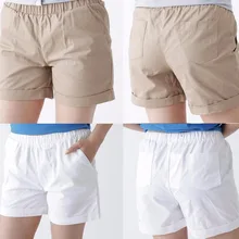 Повседневные хлопковые свободные шорты ярких цветов, хит, летние женские пляжные шорты с эластичной резинкой на талии, одноцветные облегающие шорты размера плюс S-4XL