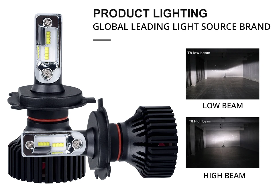 Aceersun LED Car assembly Bulb for Chevrolet Astro H4 Headlight H7 6500K ZES Chip 8000LM H8 H9 9005 9006 HB3 HB4 H11 1990-2005 (7)