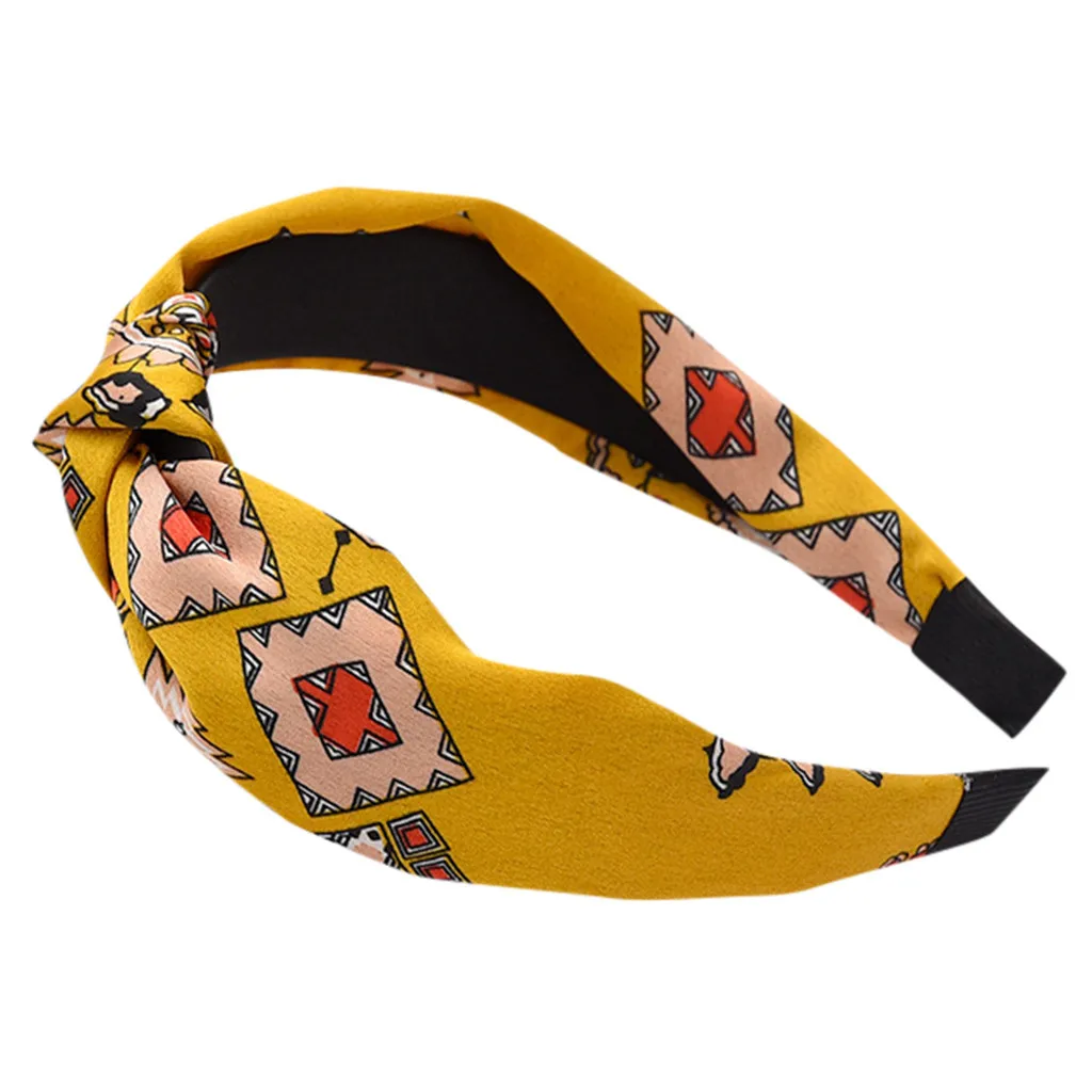 

Leopard Print Headband Elastic Hairband Hair Accessories for Girls No Slip Stay on Knotted Head band Hair Band for Women July 12