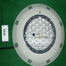 Прикрепляемый к стене, пластиковый Par56 подсветка для бассейна, светодиодный светильник для бассейна, 24 Вт IP68 подводная лампа для бассейна LPL-Par56-24W