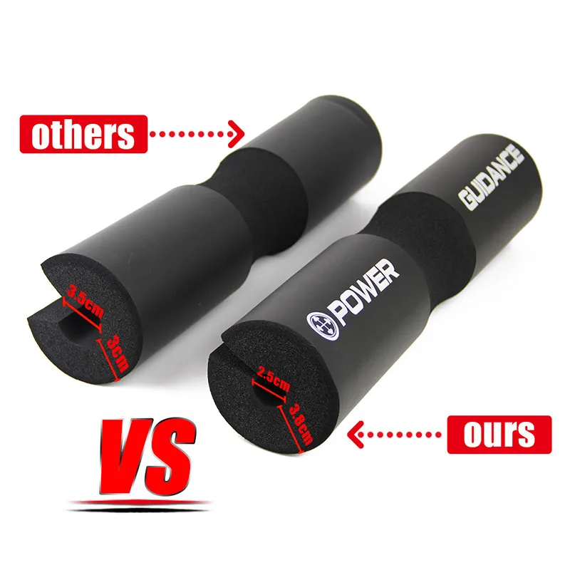  Neck & Shoulder Back Protective Pad Barbell Squat Pad Gym Weight Lifting Cushioned Pull Up Gripper