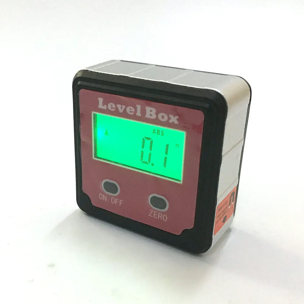 LCD Digital Protractor Spirit Bevel Level Box Angle Finder Gauge Inclinometer