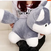 Чучело 65 см большой головой HUSKY Плюшевые игрушки милая собака кукла подарок W3226