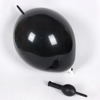 

Tail balloons 30pcs/lot10 inch thick helium latex black balloon wedding decor air ballon kids birthday party baby shower