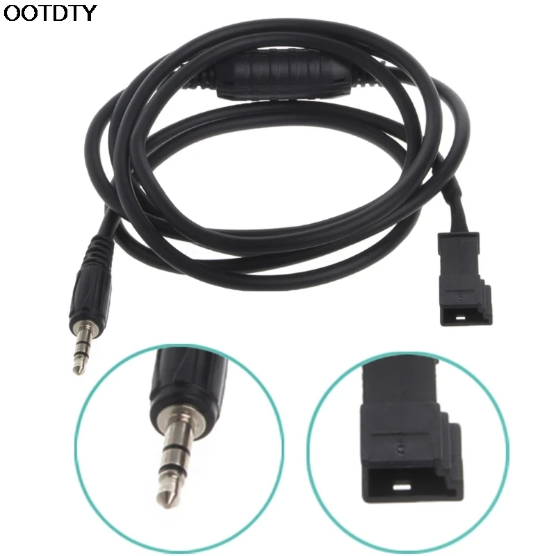 

OOTDTY 3 Pin 3.5mm Jack AUX Adapter Radio Interface Cable For BMW BM54 E39 E46 E53 X5
