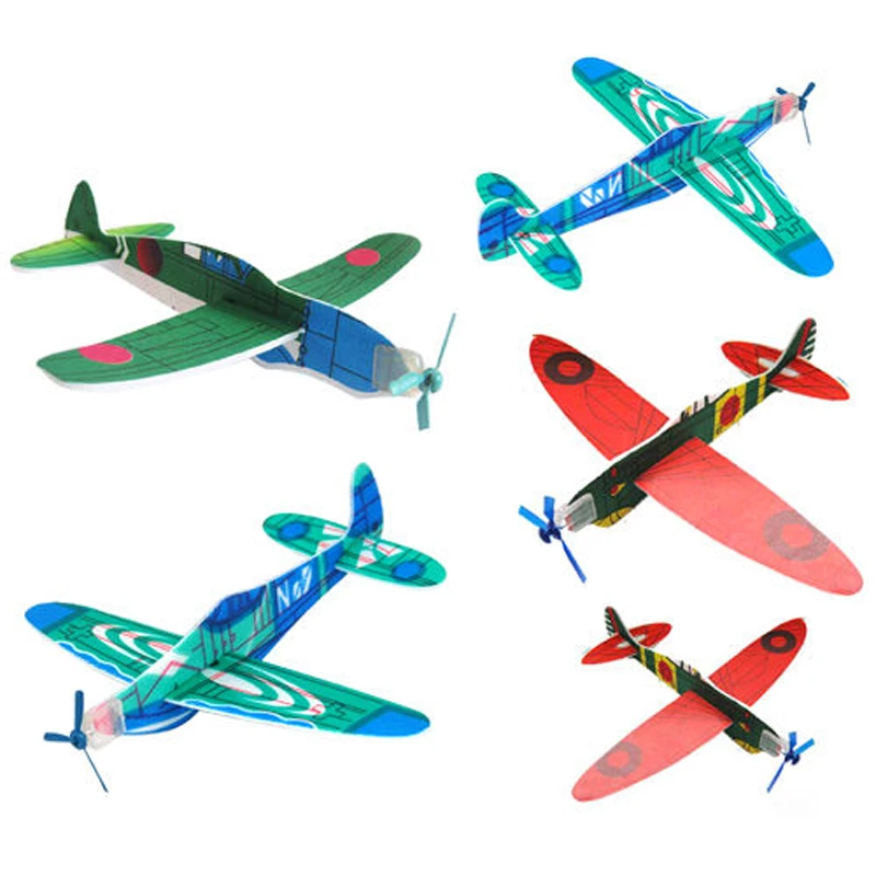 100Pcs Assorted Childhood Flying Glider Planes Toy Gift Birthday New Year Party Bag Filler