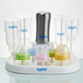 

Baby Drying Rack Baby Bottle Detachable Tree Shape Cleaning Dryer Drainer Storage Rack Rack For Babies Feeding Bottle