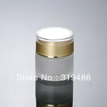 300 шт/партия емкость 50 г 50 мл матовое стекло крем баночка, косметический контейнер, косметическая упаковка, стекло Gottle EJ03