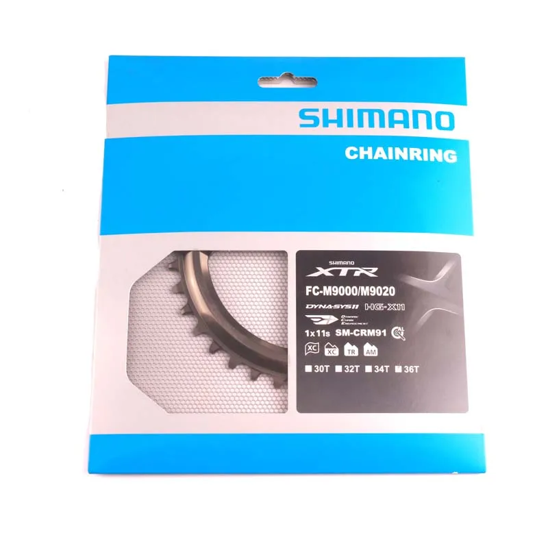 Новинка Shimano XTR M9000 M9020 SM CRM91 FC-M9000 FC-M9020 широкий и узкий 30T 32T 34T 36T цепное MTB цепное колесо для велосипеда