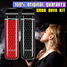 

Original SMOK Novo Kit Mini Portable Electronic Cigarette Vape Kits with 2ml Pod USB Built-in 450mAh Battery Capacity