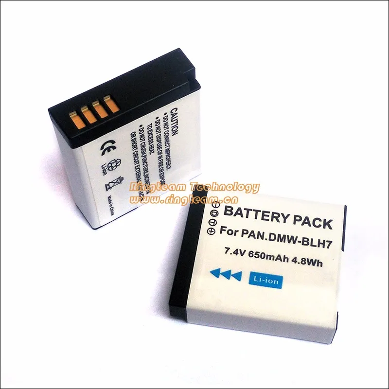 2 Pz/Lotto Batteria Dmw Blh7 Dmw-Blh7 Per Panasonic Lumix Fotocamere Digitali-Gm1 Gm1 Dmc-Gm5 Gm5 Dmc-Gf7 Gf7 Dmc-Gf8 Gf8