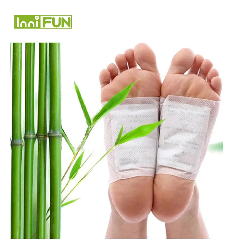 2 шт. = 1 пара Уход за ногами Детокс подкладка под ножки Патчи с клеем органические травяные Очищение ног лечение