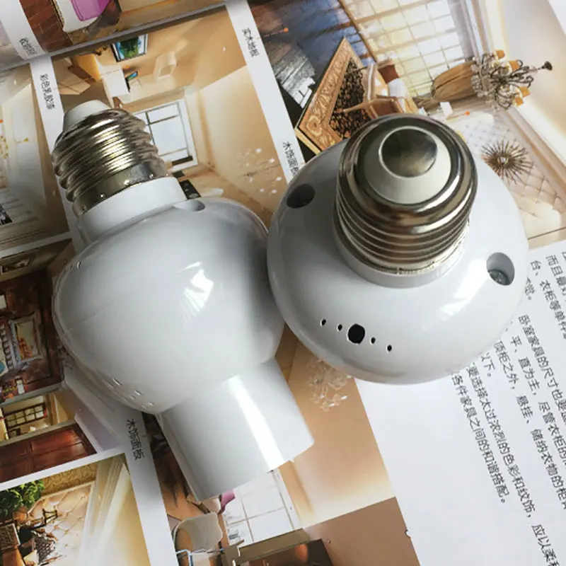 E27 220V управление светом звуком держатель лампы задержки E27 Цоколь лампы свойства коридора Индукционная лампа с голосовым управлением держатель