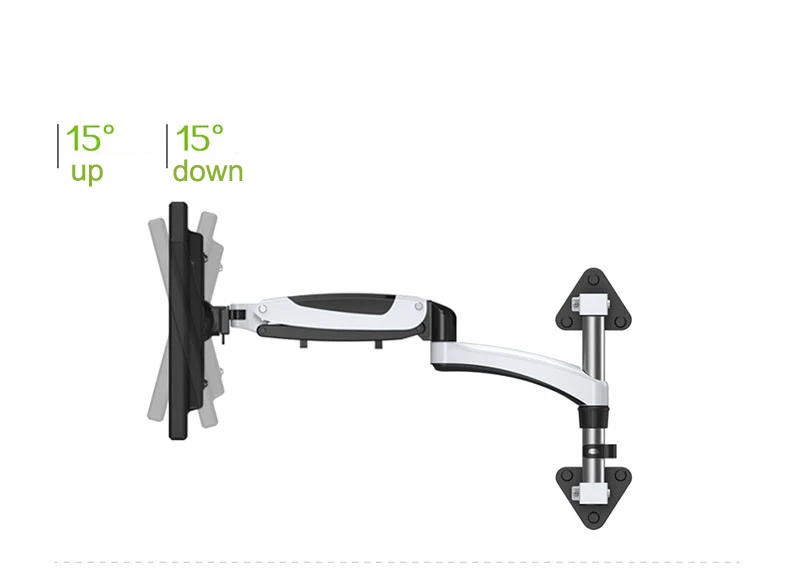 Resistente do Suporte da Montagem da Parede da Tevê do Monitor do Diodo Emissor de Luz do Movimento Completo da Mola de Gás Braço Diodo 9-16kgs 35 -55 do - Image 4