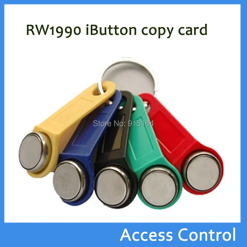 

100PCS rewritable RFID token Touch Memory key, RW1990 iButton,copy card, Sauna dallas key Chains card