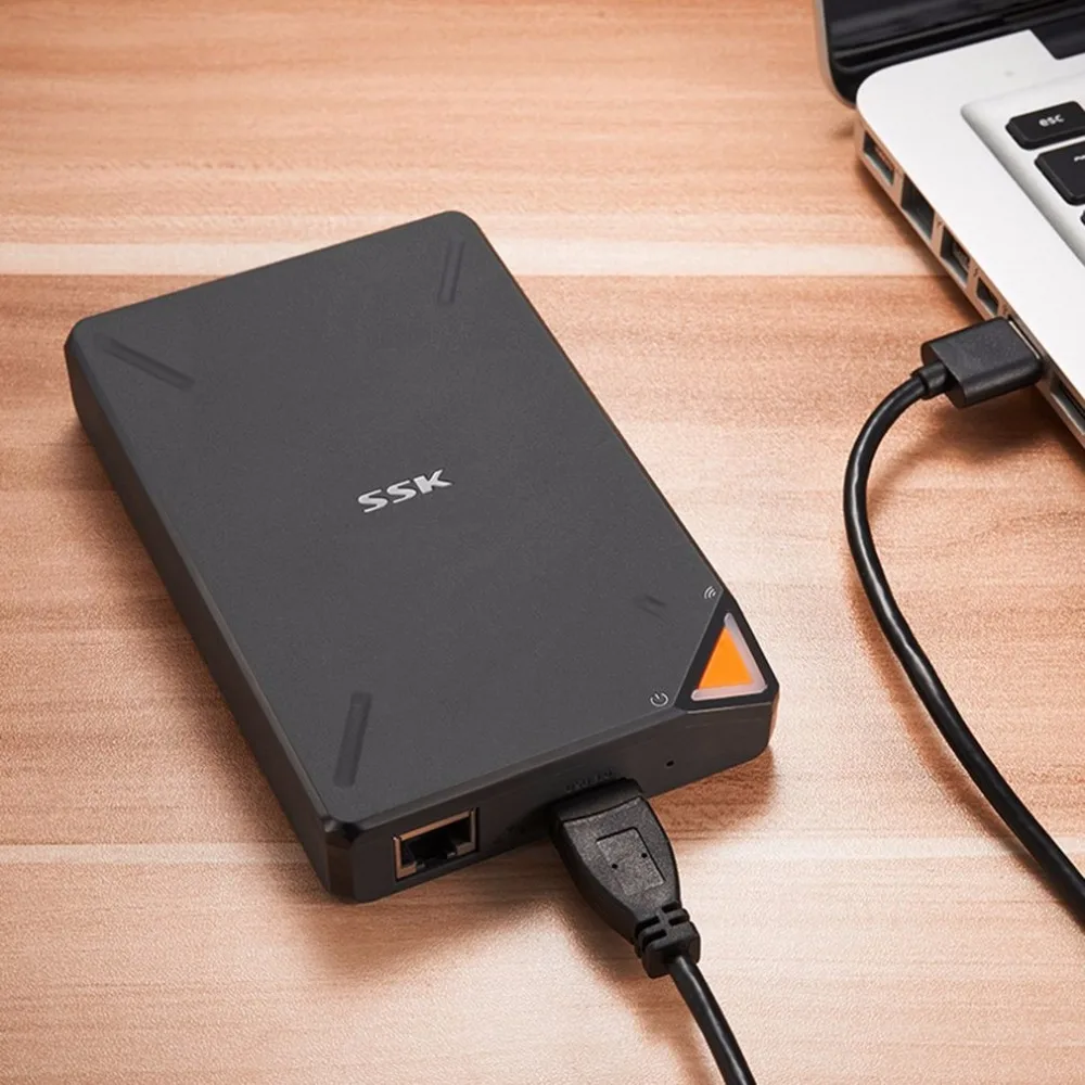 

SSK SSM-F200 WIFI External Hard Drives 1TB High-Capacity HDD Wireless Smart Memory Hard Disk For IOS For Mac