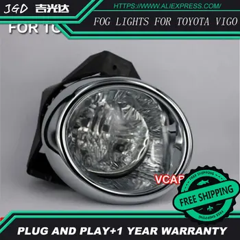 

2PCS / Pair Halogen Fog Light For Toyota VIGO 2008 High Power Halogen Fog Lamp Auto DRL Lighting Led Headlamp