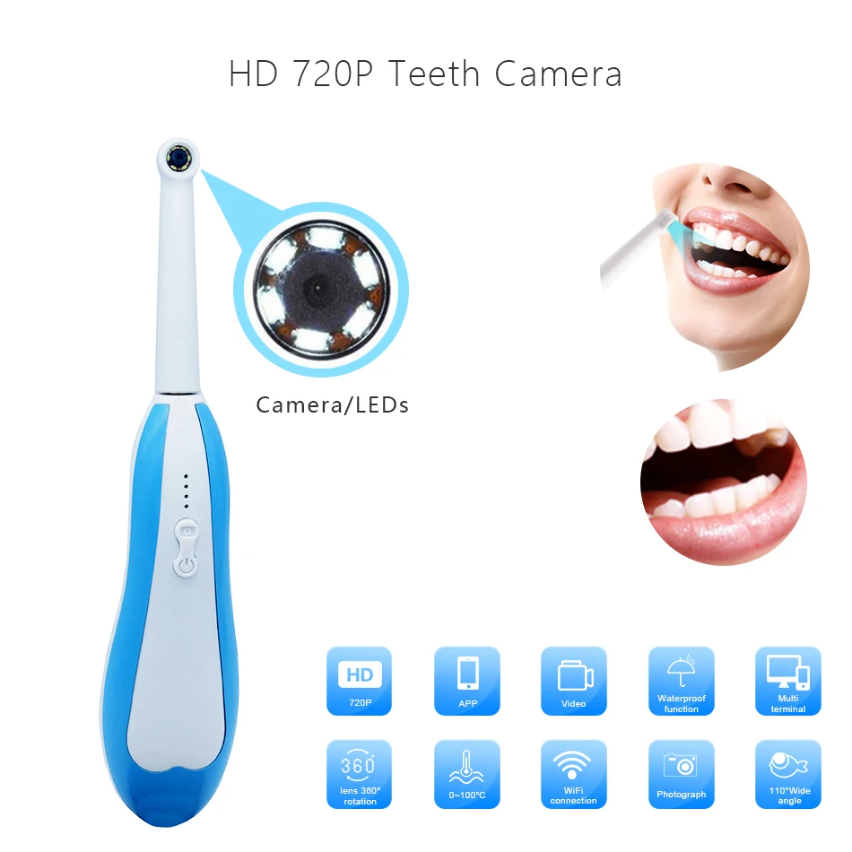 Endoscope Camera Wireless Wifi Intraoral Camera Oral Dental Looline