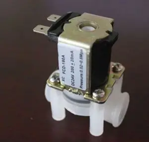 

DC 24V Electric Solenoid Valve Magnetic N/C Water Air Inlet Flow Switch N/C 1/4" For Electric Accessories