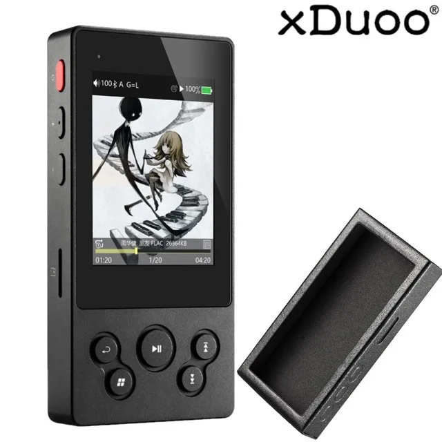 XDuoo X3II X3 II USB DAC MP3-плеер Bluetooth 4,0 AK4490 Портативный HI FI Mp 3 музыкальный плеер DSD128 без потерь Mp3/WAV/FLAC - Цвет: player Leather case