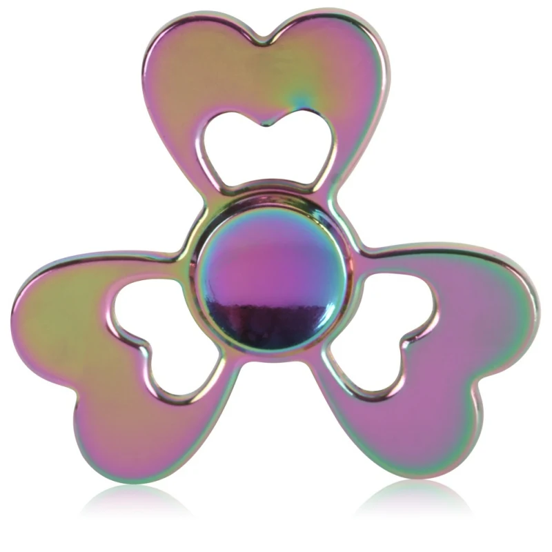 

Three leaf butterfly Colorful Creative Funny Metal EDC Hand Spinner Tri-Spinner Bearing Fidget Finger Kids Adult Focus Toy