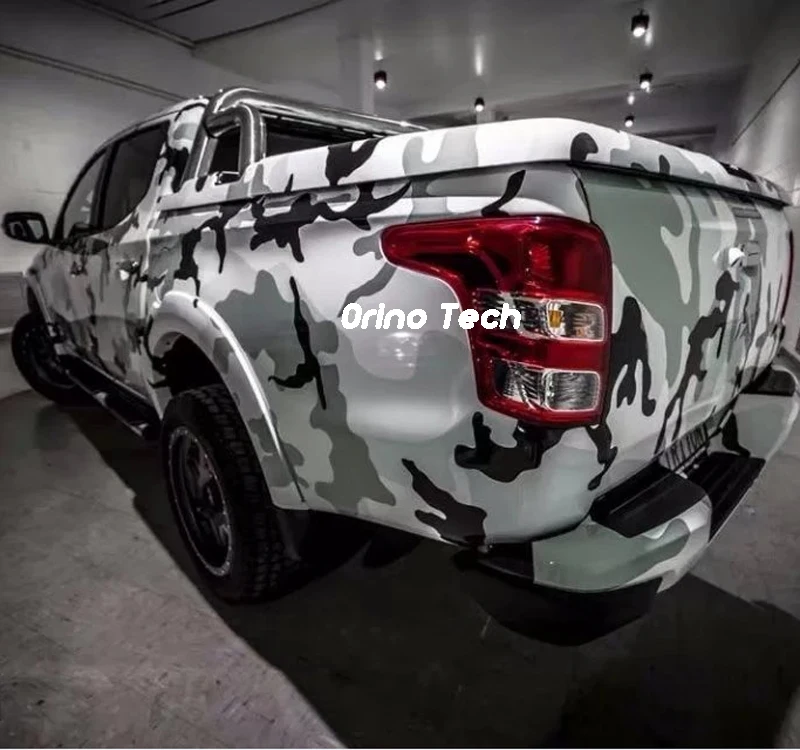 black white arctic camouflage vinyl wrap-3