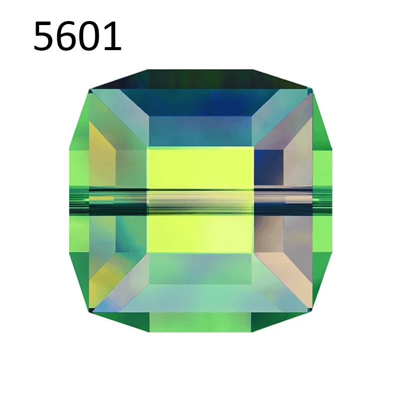 (1 шт.) австрийские бусины Swarovski 8 мм 5601 кубических бусин стразы россыпью для
