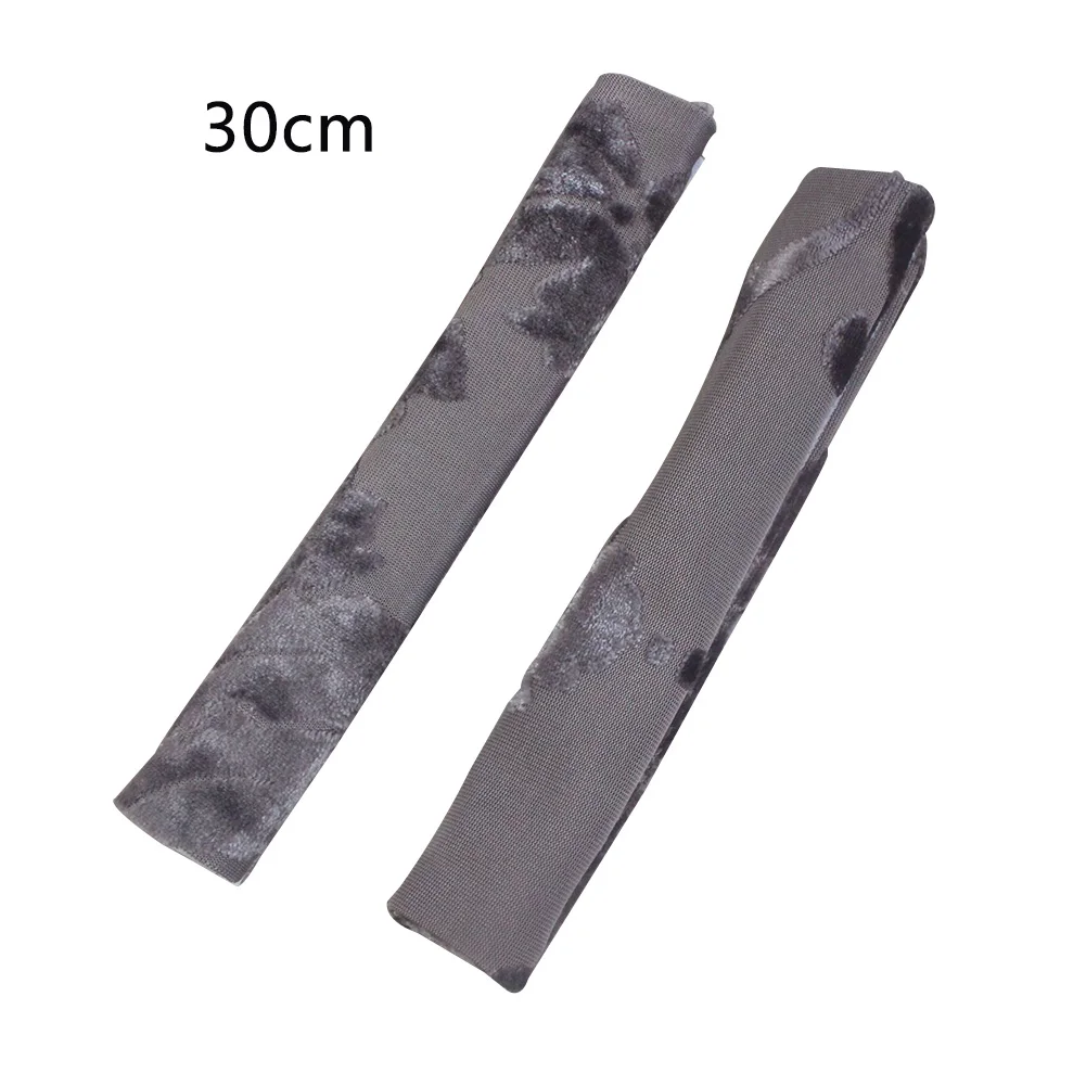 2PCS Protector Adhesive Door Handle Covers Soft Printed Keep Clean Cotton Blend Decoration Washable Refrigerator Home