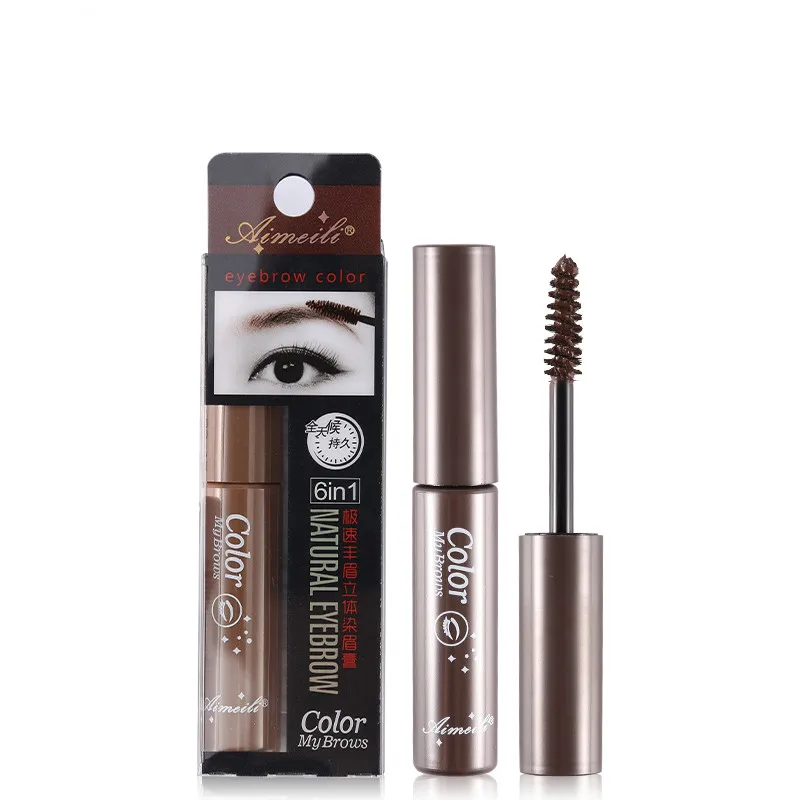 Косметика для макияжа тушь бровей крем тени век набор водонепроницаемый 3 цвета