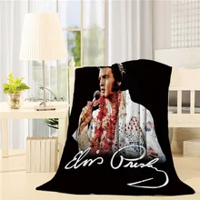 Элвиса Пресли Король рок-н-ролла Алоха из Гавайи плюшевое одеяло королева размер