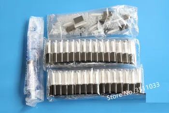 

100pcs/lot Mini Cosmetic Lipstick Bottle Tube Empty Small Plastic Clear Lip Gloss Tube Black Cap Lip Gloss Sample Tube 1.2ML