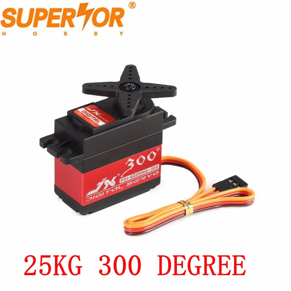 JX PDI 6225MG 300 градусов 25 кг металлическая Шестерни цифровой Стандартный сервопривод