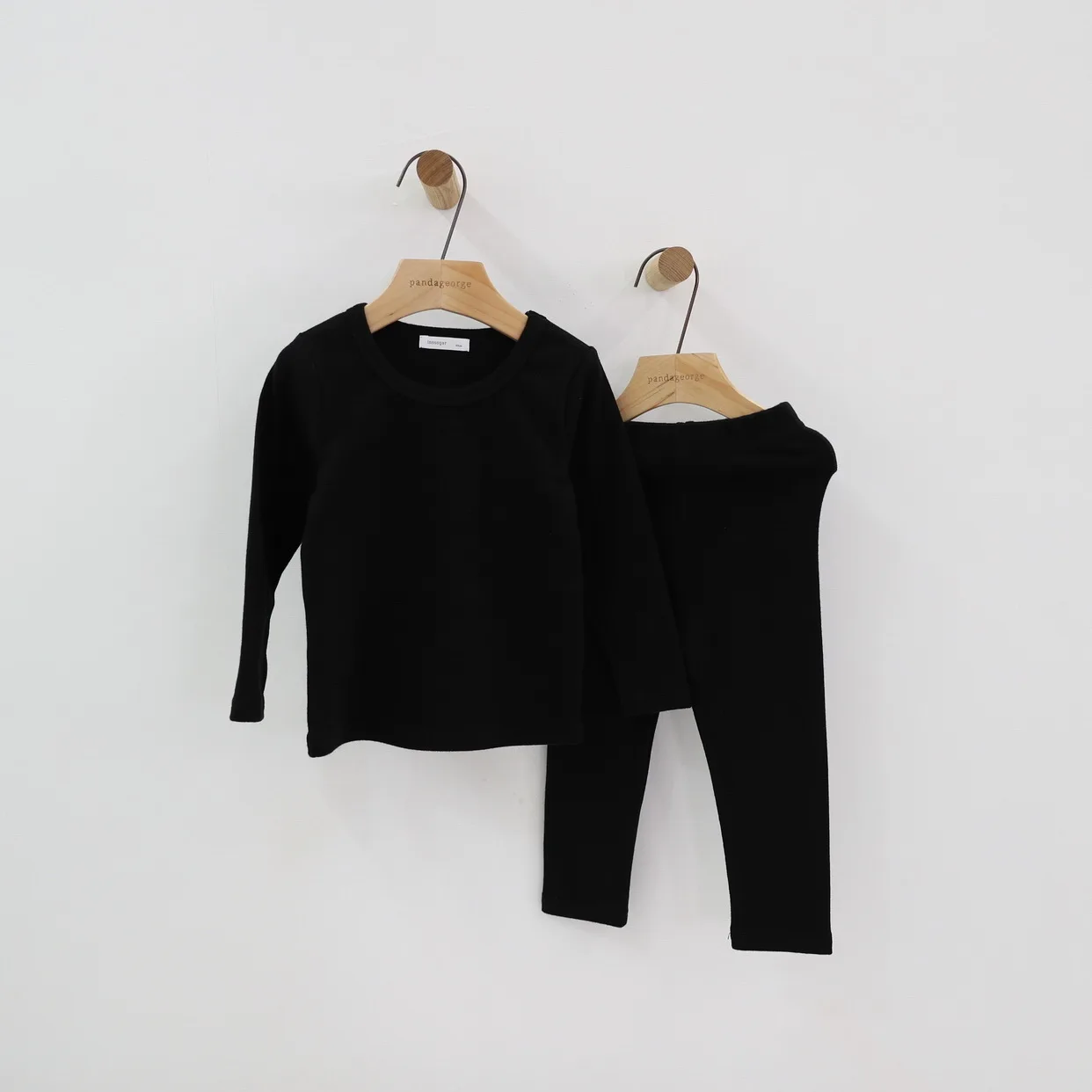 spring autumn Girls pajamas set solid new children