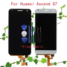 LCD Display + Touch Screen Digitizer Assembly For Huawei Ascend G7 G7-l01 G7-l03 LCD Replacement Free Shipping