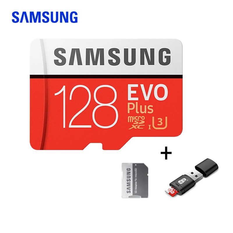 Карта памяти SAMSUNG класс 10 флэш TF Micro SD карта U3/U1 4K 256 ГБ 128 Гб 64 ГБ 32 ГБ 16 ГБ 100 МБ/с./с Microsd карта для мобильного телефона - Емкость: MC128G-KT5-C286