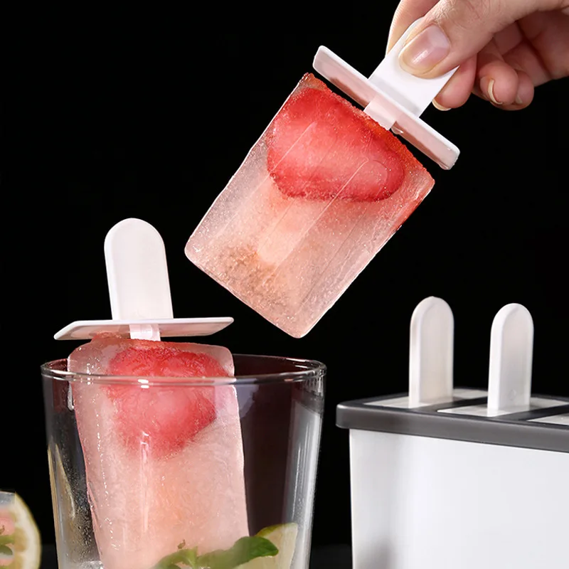 Форма для изготовления мороженого Popsicle Four in one Ice Box мороженое домашняя фабрика