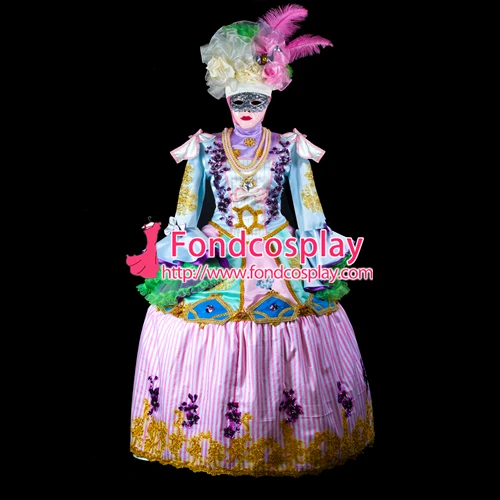 

Victorian ROCOCO Gown Ball Outfit Gothic Punk Costume Tailor-made[G2434]