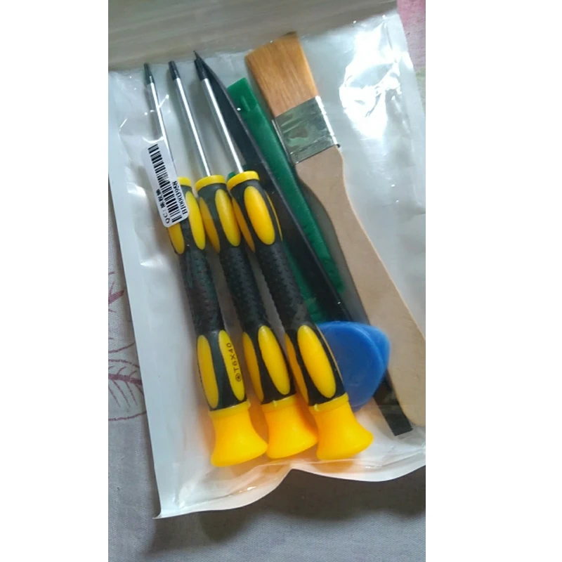8pcs Prying Tool Kit with Torx T8 T6 T10 Screwdriver and Cleaning Brush Set Repair Tools For Xbox One 360 PS3 PS4