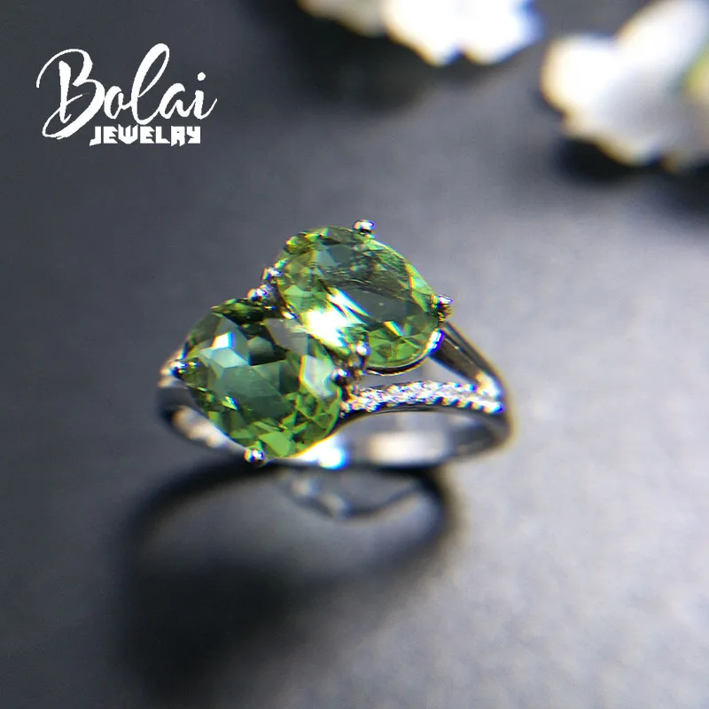 Bolaijewelry, изменение цвета, создан зултанит, женские кольца, серебро 925 пробы, хорошее ювелирное изделие для девочек, лучший подарок