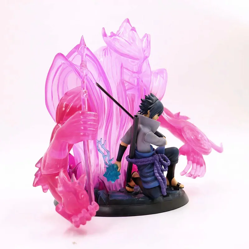 Аниме Naruto Shippuden Uchiha Sasuke Susanoo tempesuous God of Valour Sharingan фигурка коллекция игрушек 30 см